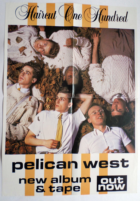 Haircut 100's pelican west poster.