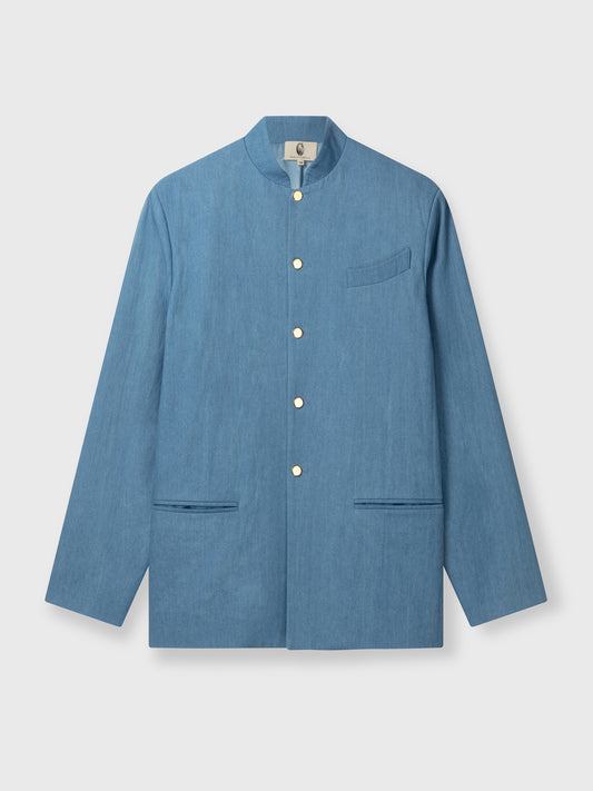 Denim Nehru Blazer