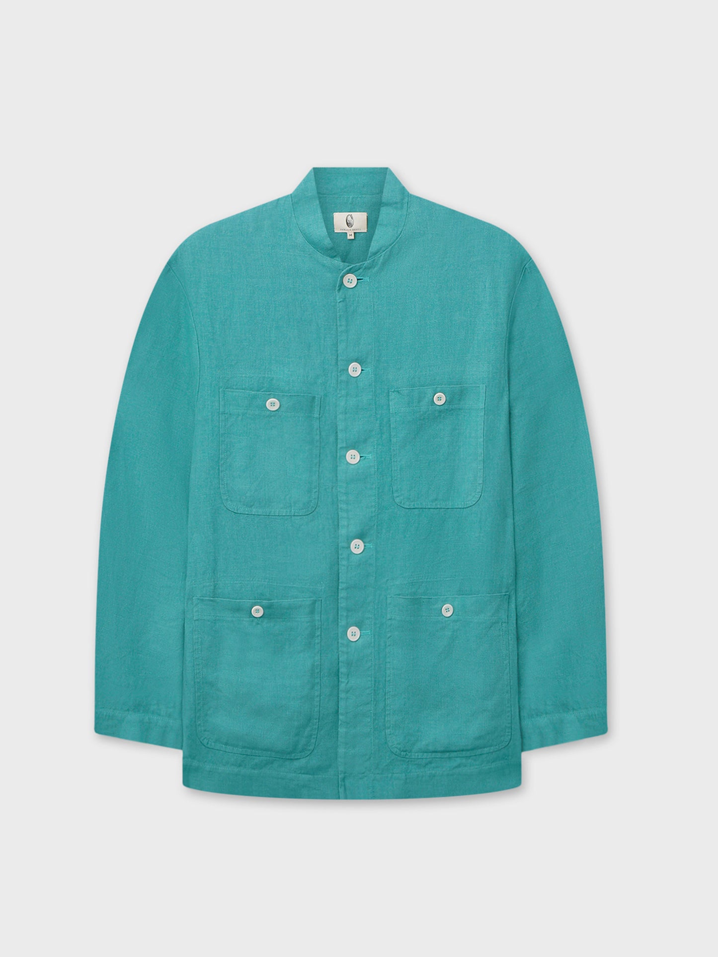 Green Linen Travel Jacket