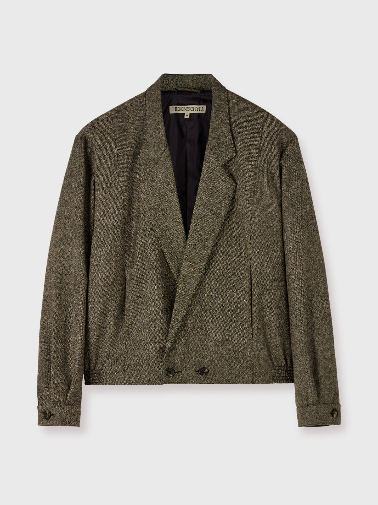 The Rico Jacket in Grey Flecked Wool