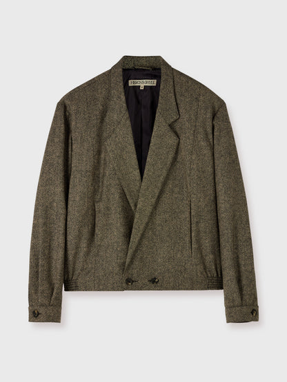 The Rico Jacket in Grey Flecked Wool