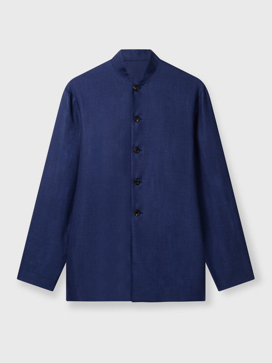 Indigo Bamboo Nehru Jacket