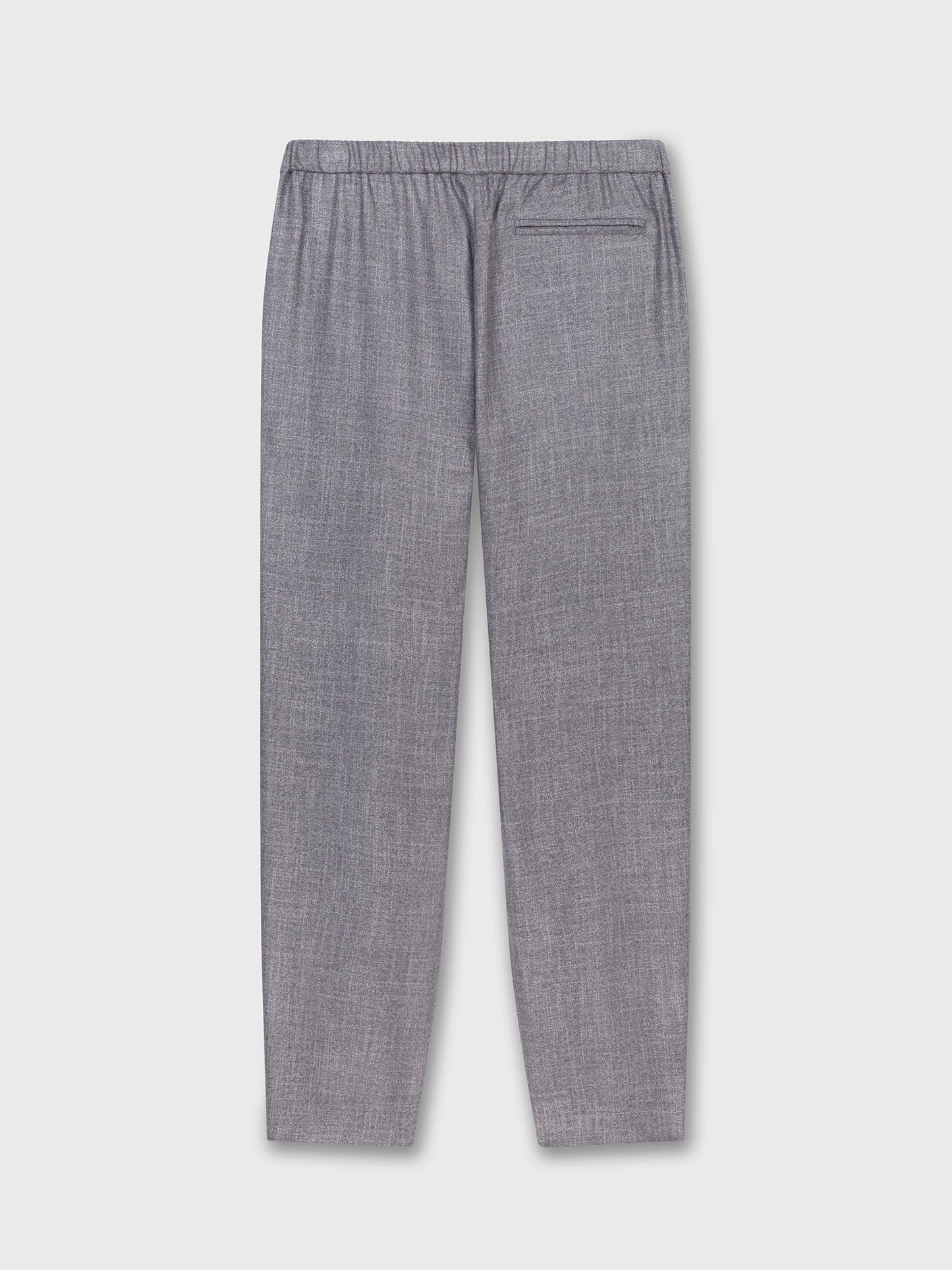 Light Grey Bamboo Elastic Waist Trousers