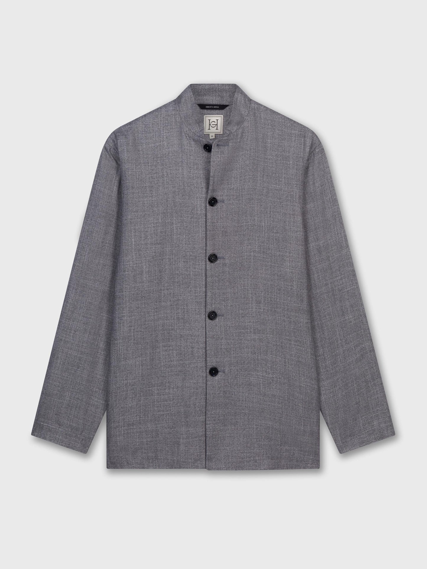 Light Grey Bamboo Nehru Jacket