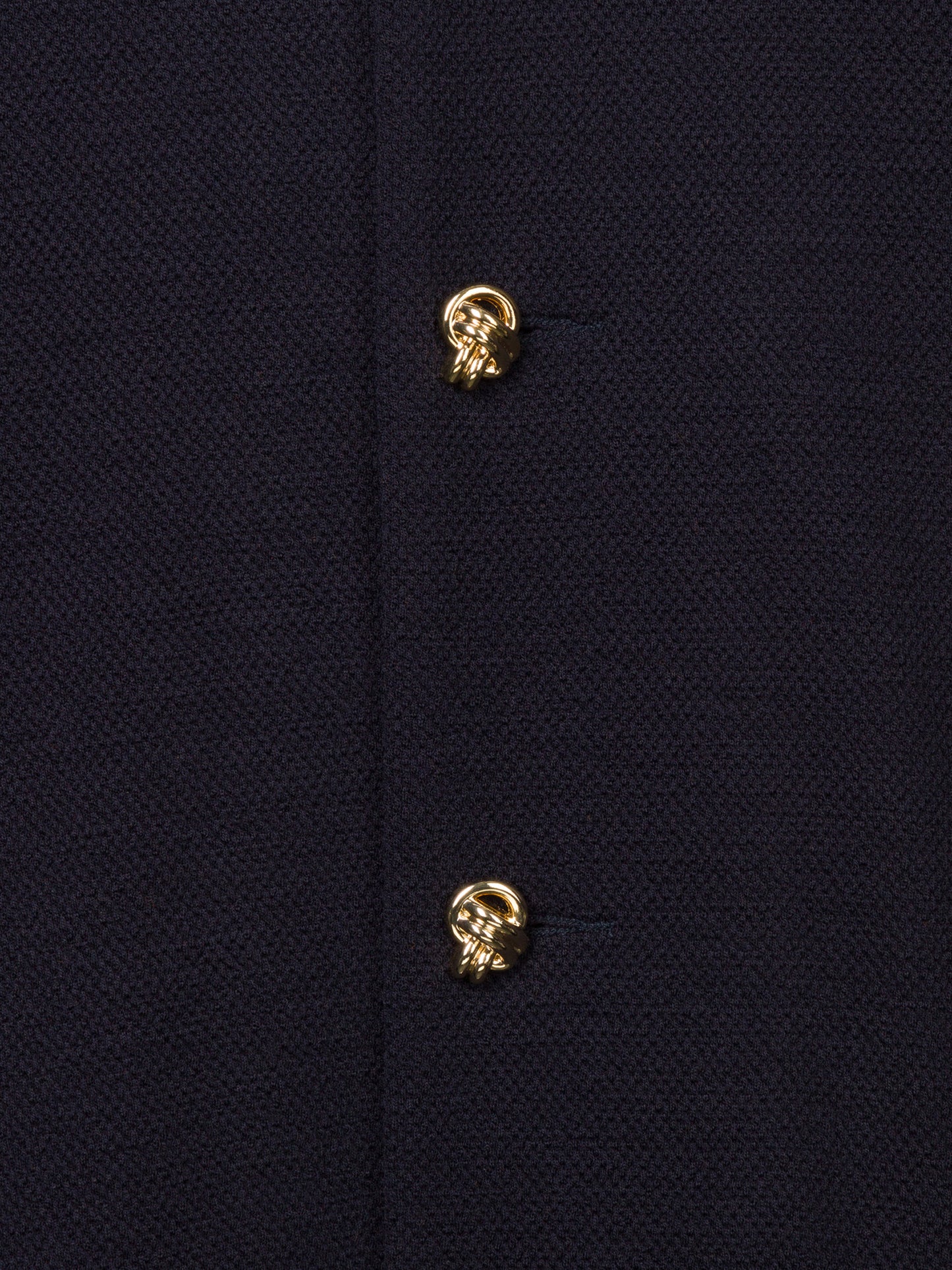 Navy Wool Unstructured Jacket