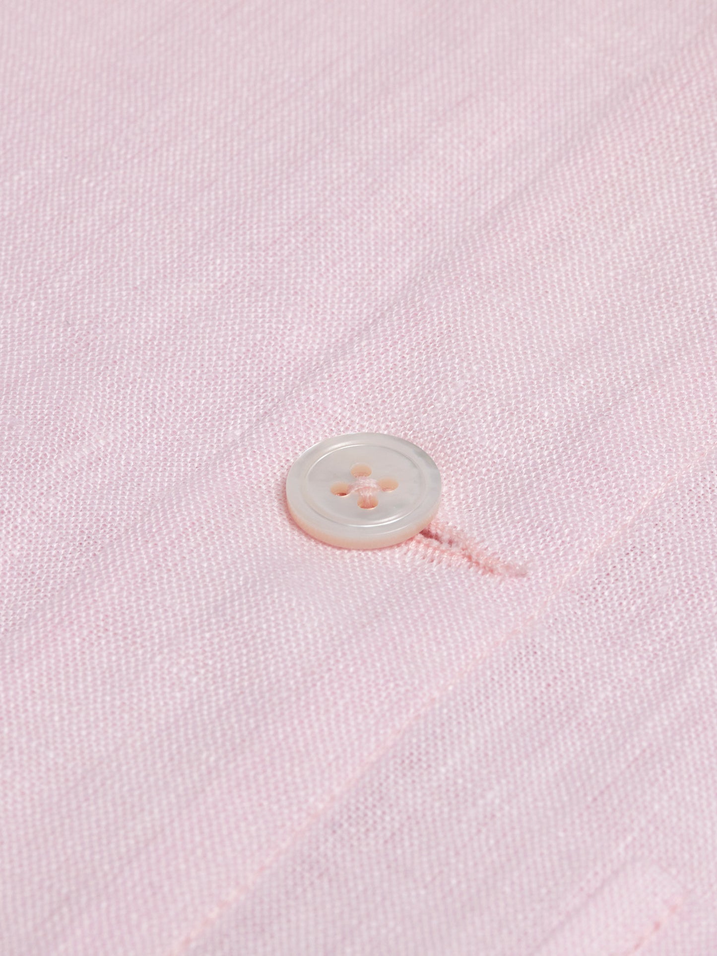 Pink Linen Patch Pocket Overshirt