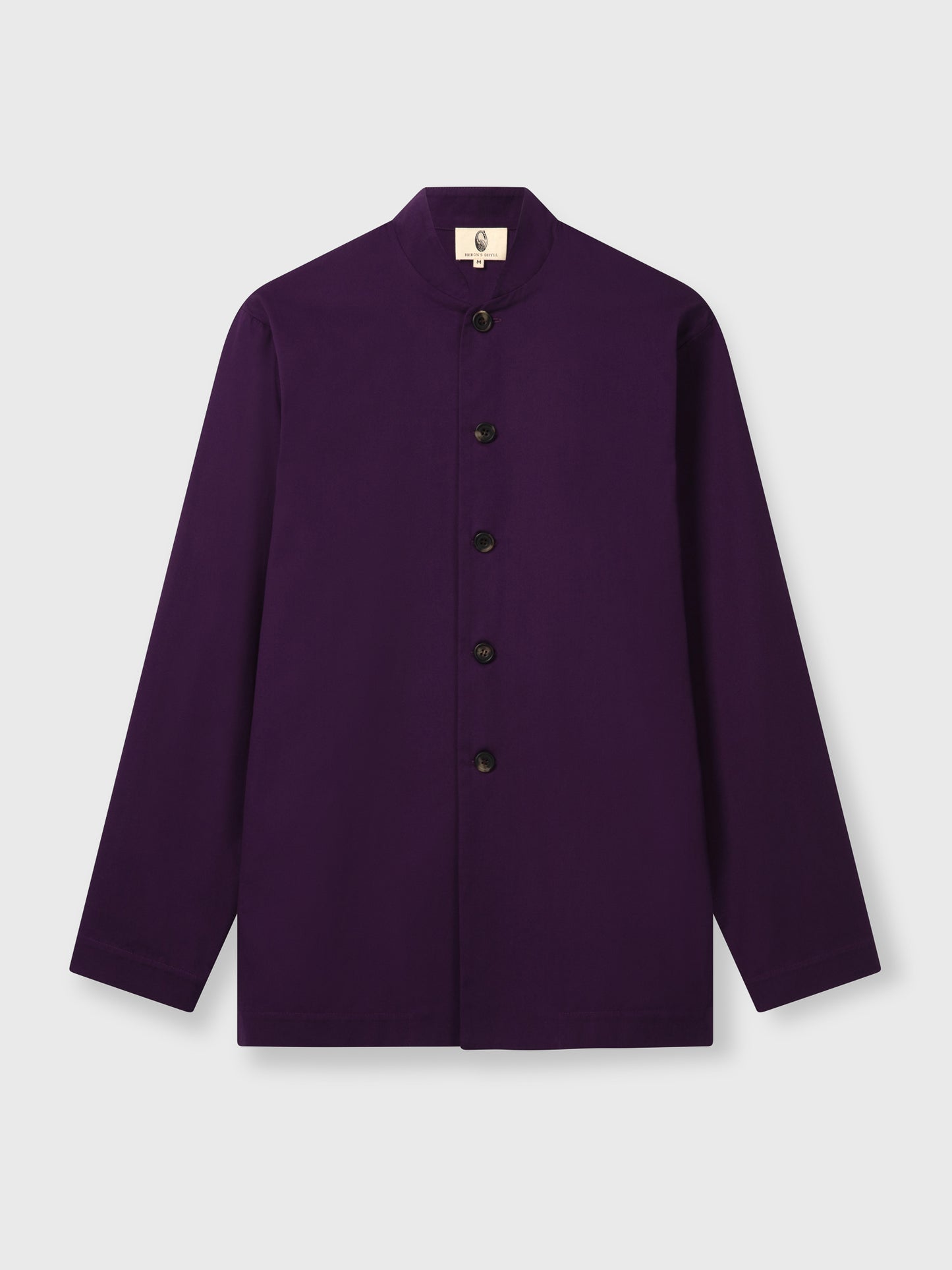 Purple Cotton Nehru Jacket