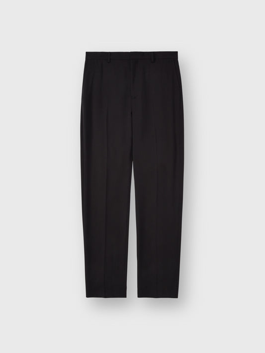 Black Tencel Suit Trousers