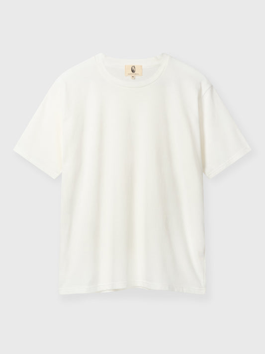 White Boxy Cotton T-Shirt